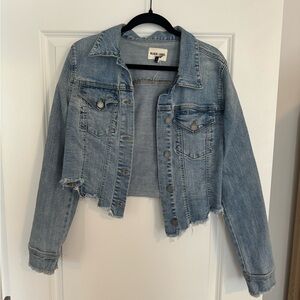 Black Label Blue Cropped Jean Jacket